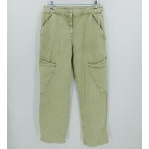 Y2k Cargo Jeans‎ Olive Wide Leg Streetwear Relaxed Fit Skater Grunge Hip Hop 12